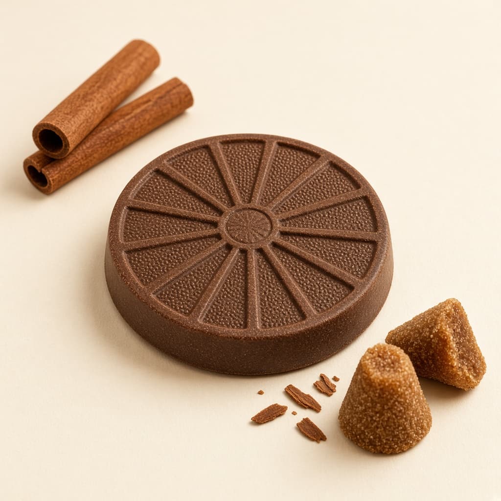 Chocolate de mesa con canela y piloncillo